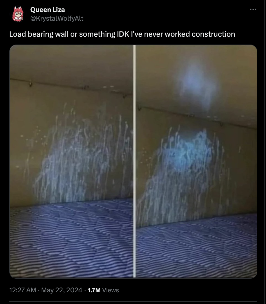 water feature - Queen Liza WolfyAlt Load bearing wall or something Idk I've never worked construction 1.7M Views